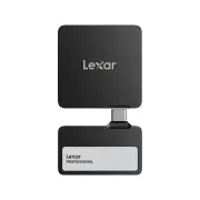 Lexar Professional Go Portable SSD with Hub, SL400, 1TB, Black, GL