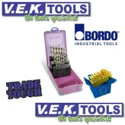 BORDO Cordless Drill COBALT 25PCE Drill Set Kit- STAINLESS & HI TENSILE STEEL