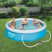 Bestway Fast Set 10 ft x 30 inch Swimming Pool Set With Pump