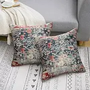 Cushion Cover 40 x 40 cm Boho Decorative Cushion Covers Set of 2 Turkish Style Cushion Covers 40 x 40 cm Cushion Cover for Home Decorative Cushion Cover Men Women Boys Girls Room Cushion Cover