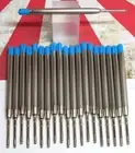 20 BLUE Metal Ballpoint Pen Ink Refills Medium Point Parker Style-USA seller