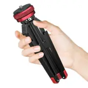 Portable Desktop Tripod Aluminum Alloy Camera Mount Holder Stand 1/4in Thread