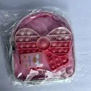 ACukCuk pop fidget backpack fidget toys butterfly Pink New