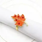 Maple Leaf Wedding Napkin Holder Napkin Ring Table Setting Serviette Buckle