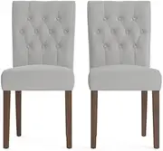 Set of 2 Brosa Espen Dining Chairs (Cloud Grey/Dark Brown) - BRESPDCHCGA