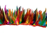 Rooster Feathers Craft Feather Fringe Trim Pack of 2 Yards Multiple Colors