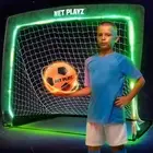 Light Up Glow in The Dark Soccer Ball Soccer Net | Football Gift for Boys Gir...