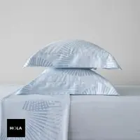 在飛比找momo購物網優惠-【HOLA】若伊純棉床包枕套三件組雙人