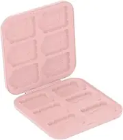 Compact Case Case Design 12 Memory Card Slot Support, Laptop and Light for Players (Pink)