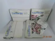 COUNTRY INN BY Stevens CLASSIC ROSE TWIN sheet set, lot of 2 sets 5 packages