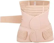 [VIDECOR] 3 in 1 Postpartum Belly Wrap Postpartum Belt Band Post Partum Women Belly Belt Girdle Support Recovery Corset Wrap Body Shaper,A-XXLarge