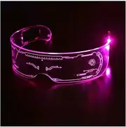 LED Glasses Party Glasses Colorful Double Control 7 Colors Changing Flashing Four Models for Halloween Christmas Decoration Party