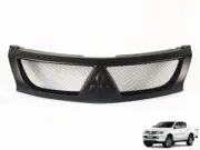 FRONT NET MESH GRILLE GRILL COVER BLACK MITSUBISHI TRITON L200 MQ 2015-2018 (for: Mitsubishi)
