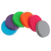 6 Pcs Soda Can Bottle Lids Sealing Dishwasher-safe Caps Standard Size Covers