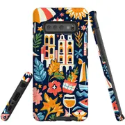 For Samsung Galaxy S10+ Plus Tough Protective Cover, Summer Fun