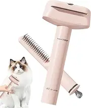 Dog Shedding Brush,Dog Grooming Brush | Portable Ergonomic Pet Grooming Tool, Skin Friendly Detangling Massage Shedding Comb