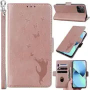 for iPhone 15 Pro Max Case with Card Holder and Kickstand,PU Leather Protective