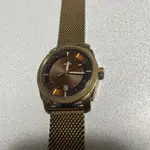 FOSSIL 手錶 GOLD 褐色 日本直送 二手