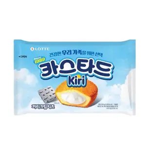 🇰🇷韓國代購🇰🇷 LOTTE 樂天🔥Kirk 聯名-奶油起司蛋黃派230G(一袋10入）限定版