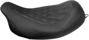 Harley FXD Dyna Super Glide 07-10 Wide Tripper Solo Seat Diamond Black Mustang