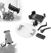 TAHYUI Adjustable Motorcycle Mobile Phone Holder Bracket Handlebar Riser Mount for H&Arley 2021 2022 2023 2024 Sportster S RH1250S RH 1250 S