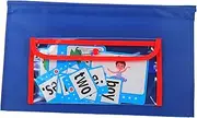 Angoily 1 Set Classroom Pocket Chart Cloth Material Organized Calendar Chart for Teaching Enhances Learning Environment for Sentence Strips Word Cards