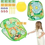 GIGITIGER Bean Bag Toss Game, Foldable Portable Corn Hole Board, Indoor Outdoor Toy for Toddlers 3-8 Year Old Boys Girls, Kids Toys for Backyard Beach Lawn Birthday Party and Gift