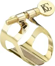 BG Franck Bichon Tradition Gold Plated Finish EB/MIB Clarinet Ligature with Cap