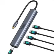 10Gbps USB C Hub, 5 Ports USB C Splitter with 100W Power Delivery, USB C to