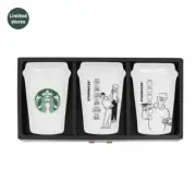 STARBUCKS Japan Mamezara Small Plates Set of 3 ART in Box Roppongi Hills Limited