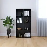Book Cabinet/Sideboard Black 66x30x130 cm Engineered Wood vidaXL