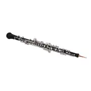 Professional Oboe C Key Semi-automatic Style Silver-plated Keys Woodwind Instrument with Oboe Reed G