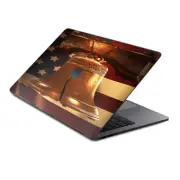 Skins Wrap for MacBook Pro 15 inch Retina Touch Liberty Bell and Flag