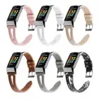 Strap Genuine Leather For Fitbit Charge 5 6 Watch Band Replacement Wristband