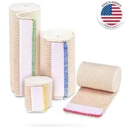 Nexskin 2" 3" 4" 6" Body Wrap Hook/Loop Compression Elastic Sports Bandages