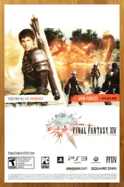 2010 Final Fantasy XIV 14 PS3 PC Print Ad/Poster Authentic Official Promo Art