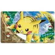 Pikachu Pokemon Playmat With Zones Trading Card Game Play Mat 24*14" _jj84