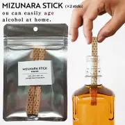 2 sticks - Barrel Aged in a Bottle Mizunara Japanese Oak - light toast