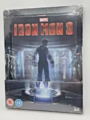 NEW Sealed DISNEY BLU-RAY MARVEL 3D Steelbook - IRON MAN 3