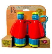 Mini Observers Binoculars - B. Toys Easy To Hold With Strap and Covers NEW