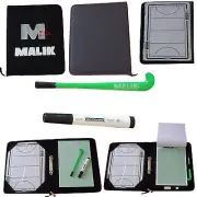 Malik New Champion Map Dry Erase 2 Sided Field Hockey Coaches Play Board