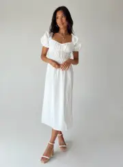 Avianna Maxi Dress White