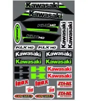 MCS Kawasaki KLX140 Economy Graphics Sticker Kit