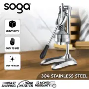 SOGA Stainless Steel Manual Juicer Hand Press Extractor Squeezer Orange Citrus