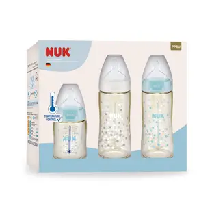 德國NUK-新生兒PPSU感溫奶瓶禮盒組