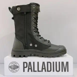 PALLADIUM PAMPA TACTICAL 男女款 黑色 阿信款 十孔 帆布 皮革 高筒靴 72604-033