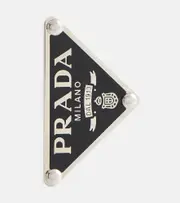 [Prada] Prada Logo clip-on single earring One Size silver