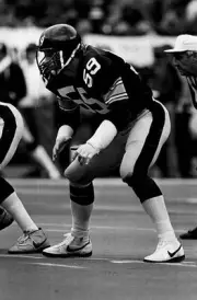Football Jack Ham Of Pittsburgh Steelers Gets In Position 1970 OLD PHOTO