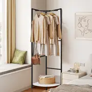 STORFEX Corner Entryway Freestanding Hall Tree Coat Rack