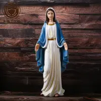 在飛比找蝦皮商城精選優惠-路德聖母瑪利亞像聖水塑像宗教天主教創意聖物耶穌擺件樹脂工藝品